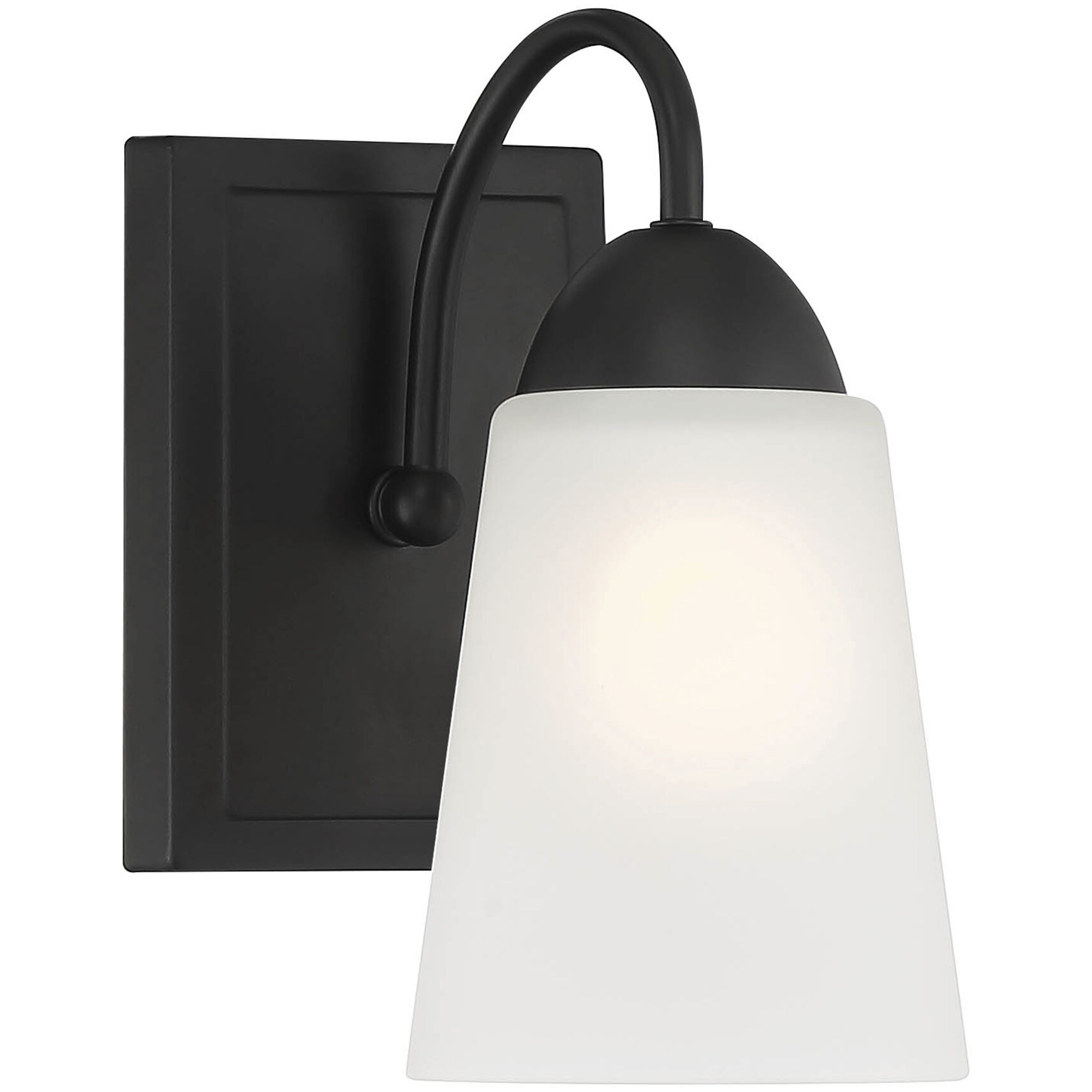 Malone 1 Light 5 inch Matte Black Wall Sconce Wall Light